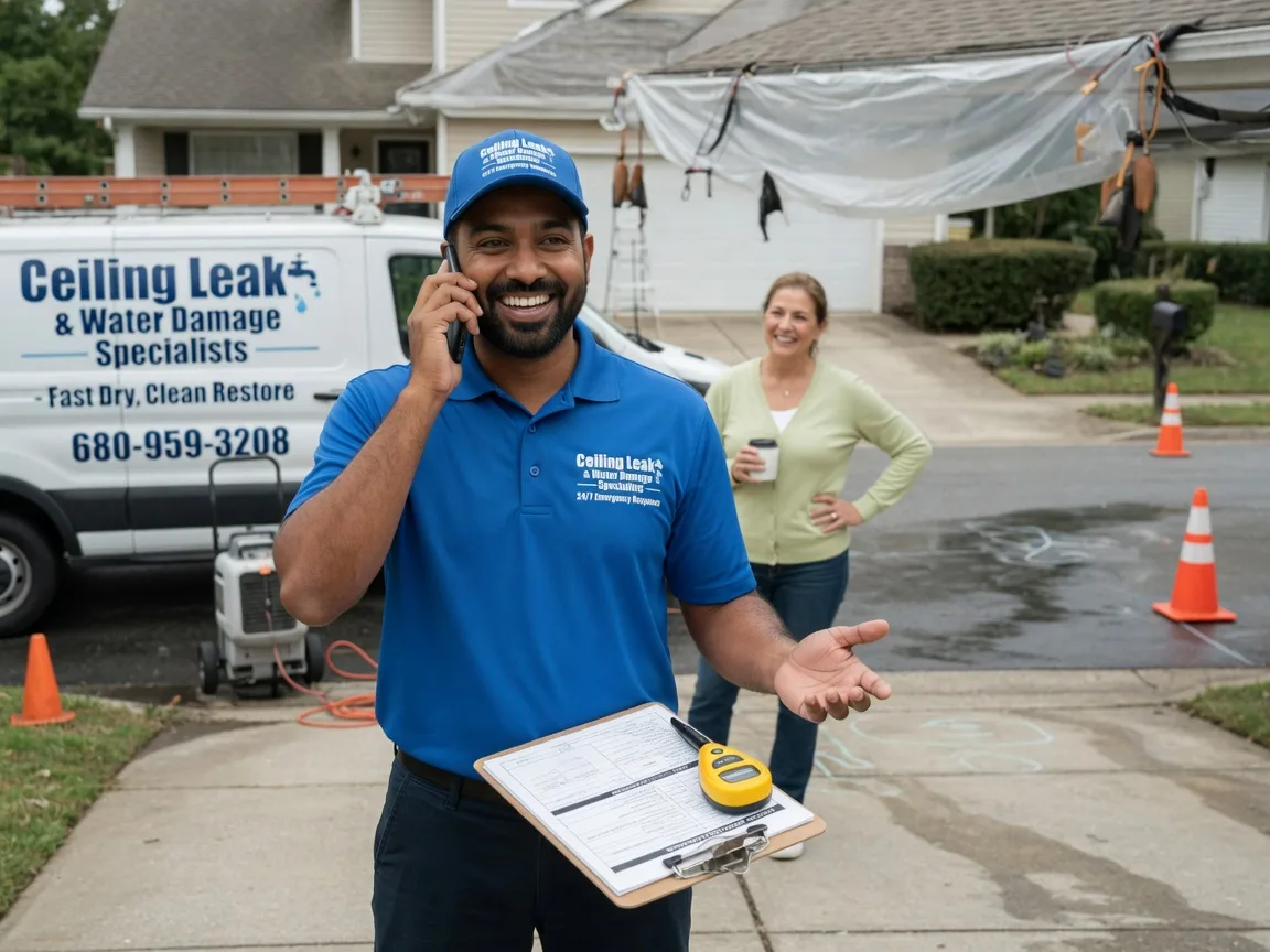 Ceiling Leak Cleanup Christoval, TX FAQs